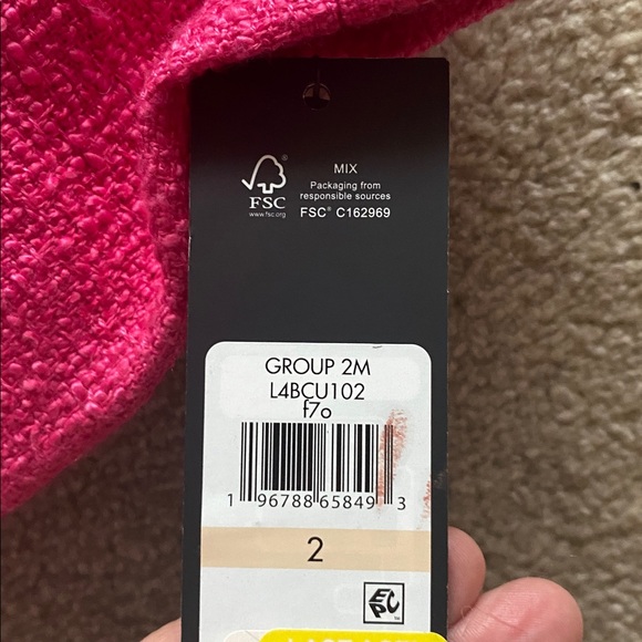 Karl Lagerfeld size 2 pink NWT tweed blazer. - Picture 10 of 14